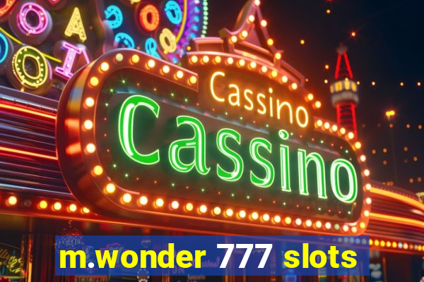 m.wonder 777 slots